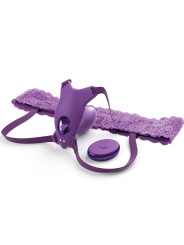 ARNES MARIPOSA G-SPOT CON VIBRADOR, RECARGABLE & CONTROL REMOTO VIOLETA DE LA MARCA FANTASY FOR HER