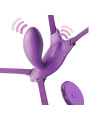 ARNES MARIPOSA G-SPOT CON VIBRADOR, RECARGABLE & CONTROL REMOTO VIOLETA DE LA MARCA FANTASY FOR HER