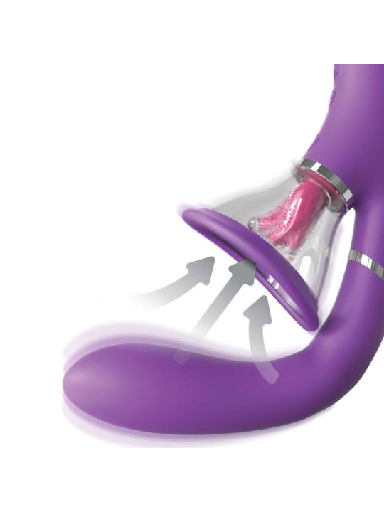 ESTIMULADOR SIMULTANEO PUNTO G & CLITORIS DE LA MARCA FANTASY FOR HER