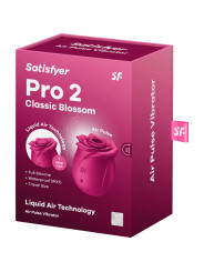 SATISFYER PRO 2 CLASSIC BLOSSOM VIBRADOR CLITORIS DE LA MARCA SATISFYER AIR PULSE