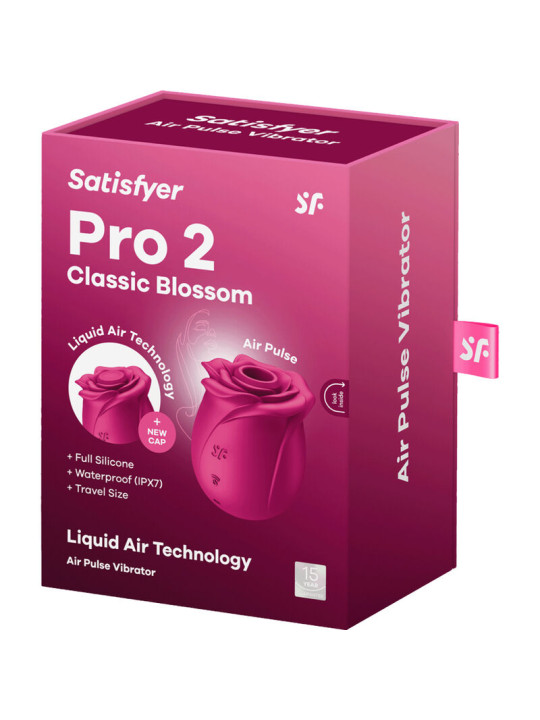 SATISFYER PRO 2 CLASSIC BLOSSOM VIBRADOR CLITORIS DE LA MARCA SATISFYER AIR PULSE
