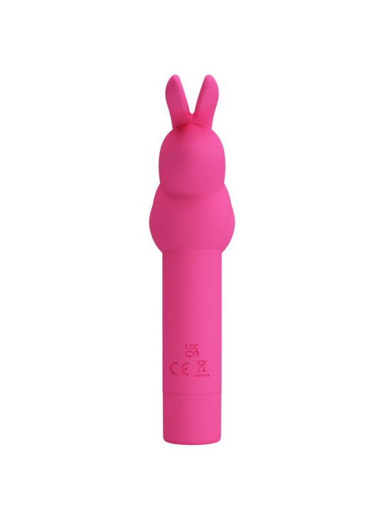 VIBRADOR CLITORIS SILICONA 10 MODOS RESISTENTE AGUA DE LA MARCA PRETTY LOVE