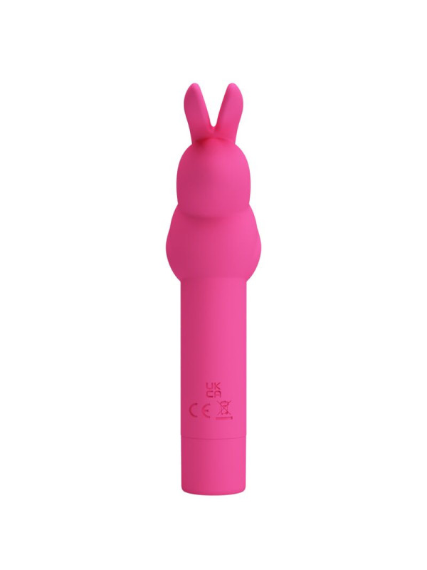 VIBRADOR CLITORIS SILICONA 10 MODOS RESISTENTE AGUA DE LA MARCA PRETTY LOVE