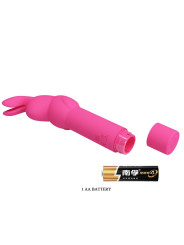 VIBRADOR CLITORIS SILICONA 10 MODOS RESISTENTE AGUA DE LA MARCA PRETTY LOVE