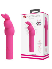 VIBRADOR CLITORIS SILICONA 10 MODOS RESISTENTE AGUA DE LA MARCA PRETTY LOVE