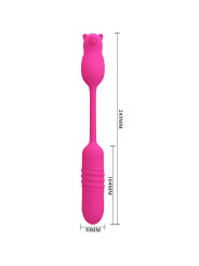 BALA VIBRADORA SILICONA 3 MODOS ROSA PRETTY LOVE DE LA MARCA PRETTY LOVE FLIRTATION