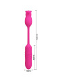 BALA VIBRADORA SILICONA 3 MODOS ROSA PRETTY LOVE DE LA MARCA PRETTY LOVE FLIRTATION
