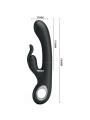 VIBRADOR CONEJO RECARGABLE 7 MODOS CLÍTORIS Y PUNTO G DE LA MARCA PRETTY LOVE