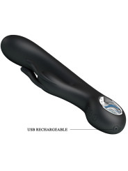 VIBRADOR CONEJO RECARGABLE 7 MODOS CLÍTORIS Y PUNTO G DE LA MARCA PRETTY LOVE