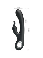 VIBRADOR CONEJO RECARGABLE 7 MODOS CLÍTORIS Y PUNTO G DE LA MARCA PRETTY LOVE