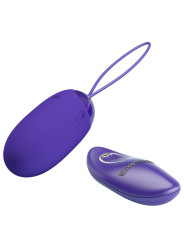 HUEVO VIBRADOR REMOTO 12 MODOS SILICONA VIOLETA DE LA MARCA PRETTY LOVE YOUTH