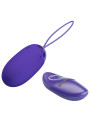 HUEVO VIBRADOR REMOTO 12 MODOS SILICONA VIOLETA DE LA MARCA PRETTY LOVE YOUTH
