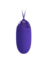 HUEVO VIBRADOR REMOTO 12 MODOS SILICONA VIOLETA DE LA MARCA PRETTY LOVE YOUTH