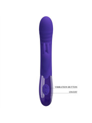 VIBRADOR RABBIT 30 FUNCIONES RECARGABLE VIOLETA DE LA MARCA PRETTY LOVE YOUTH