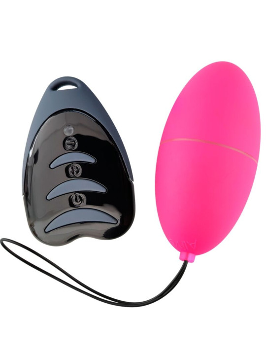 HUEVO VIBRADOR SILENCIOSO CON CONTROL REMOTO ROSA DE LA MARCA ALIVE