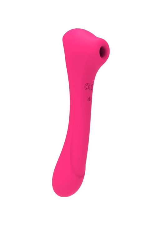 VIBRADOR SUCCIONADOR CLITORIS 10 MODOS FUCSIA DE LA MARCA ALIVE