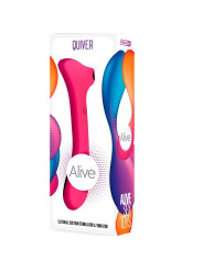 VIBRADOR SUCCIONADOR CLITORIS 10 MODOS FUCSIA DE LA MARCA ALIVE
