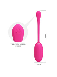 HUEVO VIBRADOR DOREEN RECARGABLE MAGENTA - PRETTY LOVE DE LA MARCA PRETTY LOVE SMART