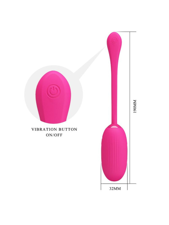 HUEVO VIBRADOR DOREEN RECARGABLE MAGENTA - PRETTY LOVE DE LA MARCA PRETTY LOVE SMART