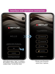 HUEVO VIBRADOR DOREEN RECARGABLE MAGENTA - PRETTY LOVE DE LA MARCA PRETTY LOVE SMART