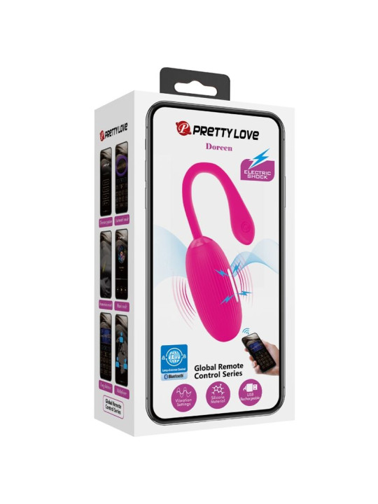 HUEVO VIBRADOR DOREEN RECARGABLE MAGENTA - PRETTY LOVE DE LA MARCA PRETTY LOVE SMART