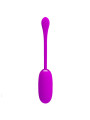 HUEVO VIBRADOR RECARGABLE IMPERMEABLE 12 MODOS MORADO DE LA MARCA PRETTY LOVE SMART