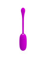HUEVO VIBRADOR RECARGABLE IMPERMEABLE 12 MODOS MORADO DE LA MARCA PRETTY LOVE SMART