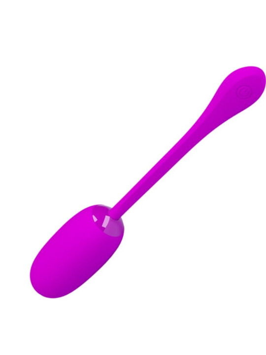 HUEVO VIBRADOR RECARGABLE IMPERMEABLE 12 MODOS MORADO DE LA MARCA PRETTY LOVE SMART