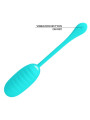 HUEVO VIBRADOR RECARGABLE SILICONA 12 MODOS VERDE DE LA MARCA PRETTY LOVE SMART