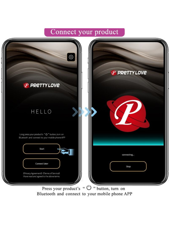 HUEVO VIBRADOR RECARGABLE CATALINA ROSA PRETTY LOVE DE LA MARCA PRETTY LOVE SMART