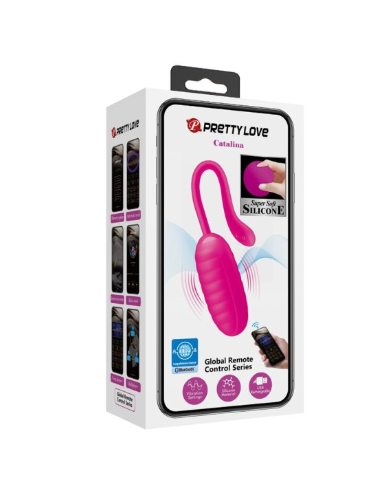 HUEVO VIBRADOR RECARGABLE CATALINA ROSA PRETTY LOVE DE LA MARCA PRETTY LOVE SMART