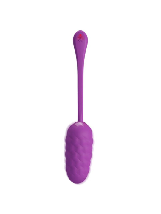HUEVO VIBRADOR TEXTURA MARINA 12 FUNCIONES RECARGABLE DE LA MARCA PRETTY LOVE SMART