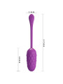 HUEVO VIBRADOR TEXTURA MARINA 12 FUNCIONES RECARGABLE DE LA MARCA PRETTY LOVE SMART