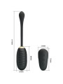 HUEVO VIBRADOR RECARGABLE DOREEN NEGRO PRETTY LOVE DE LA MARCA PRETTY LOVE SMART