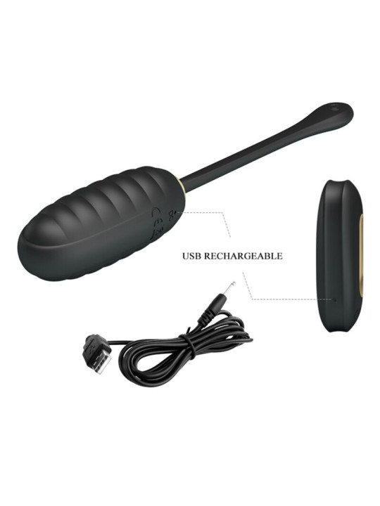 HUEVO VIBRADOR RECARGABLE DOREEN NEGRO PRETTY LOVE DE LA MARCA PRETTY LOVE SMART