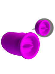 HUEVO VIBRADOR DUAL RECARGABLE 12 MODOS MORADO DE LA MARCA PRETTY LOVE FLIRTATION