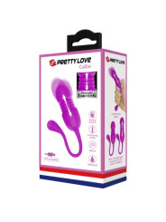 HUEVO VIBRADOR RECARGABLE 12 MODOS CALLIE MORADO DE LA MARCA PRETTY LOVE C-TYPE