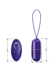 HUEVO VIBRADOR CONTROL REMOTO VIOLETA ARVIN YOUTH DE LA MARCA PRETTY LOVE YOUTH