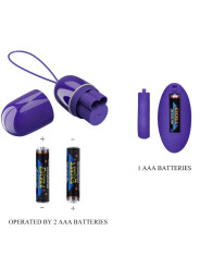 HUEVO VIBRADOR CONTROL REMOTO VIOLETA ARVIN YOUTH DE LA MARCA PRETTY LOVE YOUTH