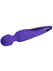 VIBRADOR WAND EFECTO CALOR 7 MODOS SILICONA VIOLETA DE LA MARCA PRETTY LOVE YOUTH