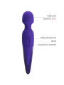 VIBRADOR WAND EFECTO CALOR 7 MODOS SILICONA VIOLETA DE LA MARCA PRETTY LOVE YOUTH