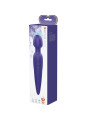 VIBRADOR WAND EFECTO CALOR 7 MODOS SILICONA VIOLETA DE LA MARCA PRETTY LOVE YOUTH