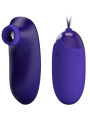HUEVO VIBRADOR RECARGABLE CON 12 MODOS Y GOLPETEO DE LA MARCA PRETTY LOVE YOUTH