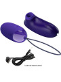 HUEVO VIBRADOR RECARGABLE CON 12 MODOS Y GOLPETEO DE LA MARCA PRETTY LOVE YOUTH