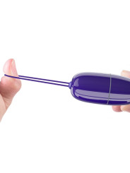 HUEVO VIBRADOR REMOTO INALÁMBRICO 12 MODOS VIOLETA DE LA MARCA PRETTY LOVE YOUTH