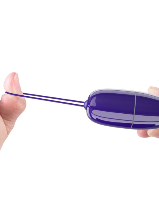 HUEVO VIBRADOR REMOTO INALÁMBRICO 12 MODOS VIOLETA DE LA MARCA PRETTY LOVE YOUTH