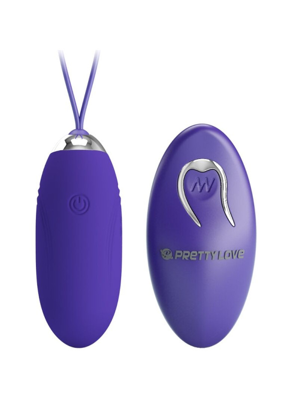 HUEVO VIBRADOR REMOTO 12 MODOS VIOLETA JENNY YOUTH DE LA MARCA PRETTY LOVE YOUTH