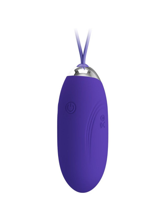 HUEVO VIBRADOR REMOTO 12 MODOS VIOLETA JENNY YOUTH DE LA MARCA PRETTY LOVE YOUTH