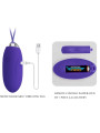 HUEVO VIBRADOR REMOTO 12 MODOS VIOLETA JENNY YOUTH DE LA MARCA PRETTY LOVE YOUTH