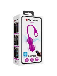 BOLAS KEGEL VIBRADORAS RECARGABLES 12 FUNCIONES MORADO DE LA MARCA PRETTY LOVE SMART